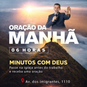 oração da manhã com pastor luiz lopez minutos com deus às 6 horas não comece seu dia com pressa comece com fé